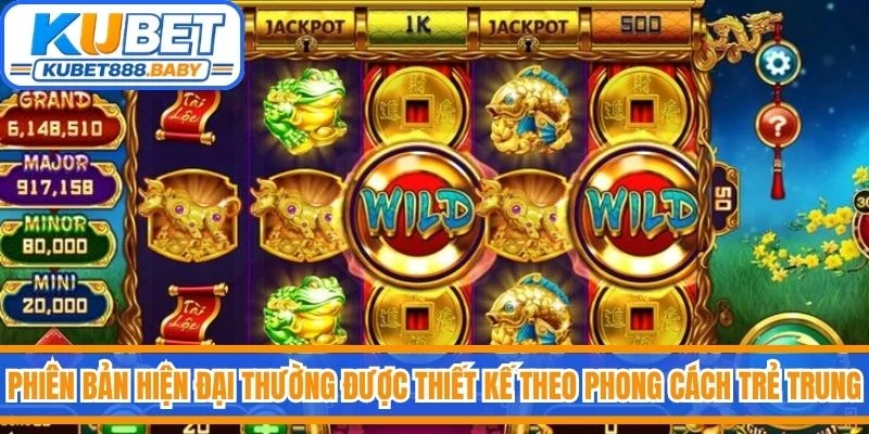 Các phiên bản hiện đại thường được thiết kế theo phong cách trẻ trung